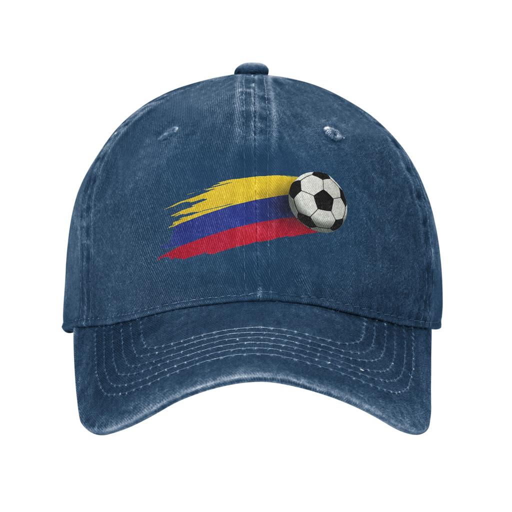 Colombia Flag Baseball Cap Sun  Tennis Skate Adjustable Washed Trucker Hat Couple Women yk Funny Custom DIY Baseball Caps