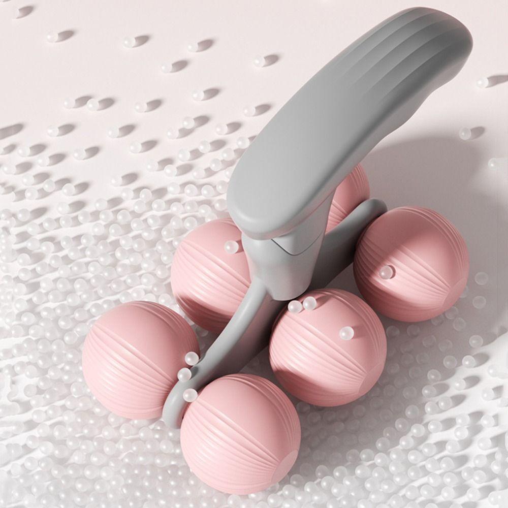 Portable Neck Massager Roller Spine Relaxation Cervical Spine Massager  Home Use