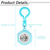 Clip-Uhr, Karabiner-Uhr, Digitalanzeige, Silikon-Schlüsselanhänger-Uhr, Anhänger-Uhr, multifunktionale Taschenuhr, süße Taschenuhr, Krankenschwester-Uhr für den Außenbereich