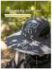 Solar-Powered Wide Brim Sunshade Hat with Lithium Battery Fan for Men