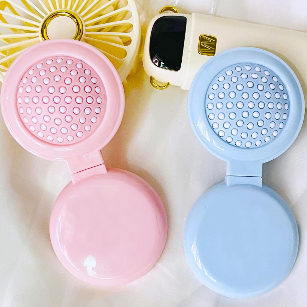 Candy Color Portable Hairdressing Comb with Mirror – Cushion, Airbag, and Massage Features
