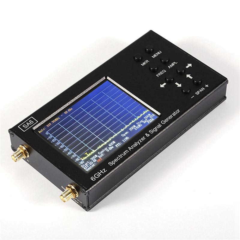 A25F-2X SA6 Handheld Spectrum Analyzer Wi-Fi CDMA Lab 35-6200Mhz Signal Test Signal 6G Portable Tester