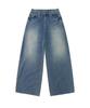 Lepieo Wide Denim Pants (Vintage Blue)
