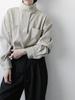 Men's Cool & Stylish High-End Half Turtleneck Shirt, Trendy Stand-Up Collar, Perfect for Spring Casual Wear.