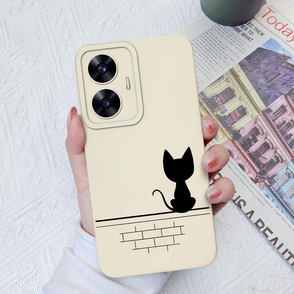 For OPPO Realme C55 C35 C33 C31 Phone Case Upgrade Camera Protection Liquid Silicone Bumper Cover For Realme C 55 35 33 31 Shell