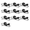 10Pcs Fishing Power Clips Stainless Steel Quick Change Lure Clip Fishing Snap Connector for Freshwater Saltwater