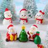 Santa Claus Statues Desk Accessorie Mini Cartoon Xmas Ornament Home Decorations Christmas Decorations 2025 Newa Year Gifts