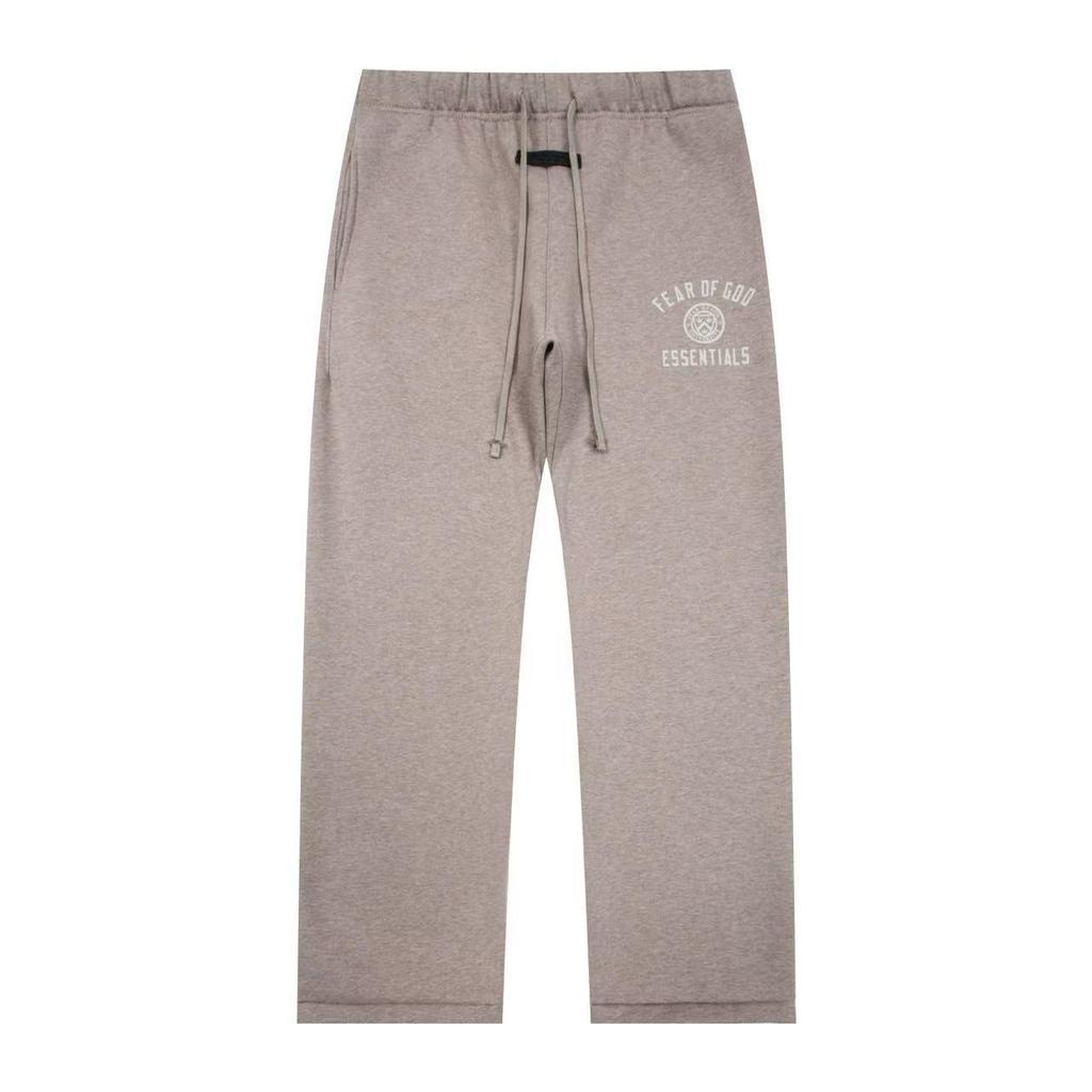 Pantaloni de trening unisex ESSENTIALS la modă cu imprimeu cu litere - Pantaloni lungi casual largi Streetwear