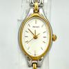 Used [Good condition/new battery] SEIKO Seiko ladies watch oval 1F21-5A00 270098
