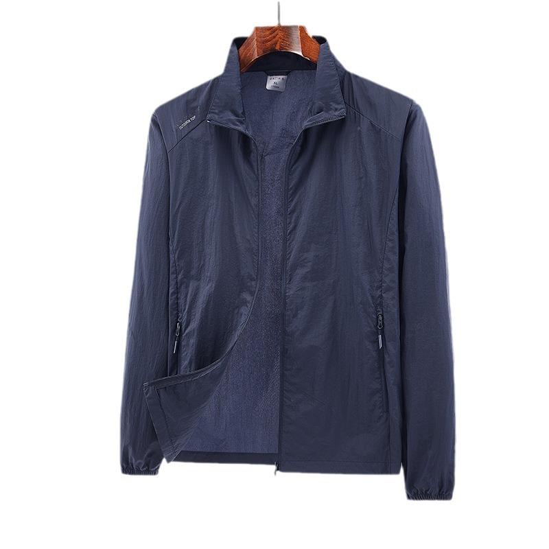 Cold Silk Cool Sunscreen Clothing Summer New UV Protection Fishing Sunscreen Clothing Men's Thin Jacket Jacket