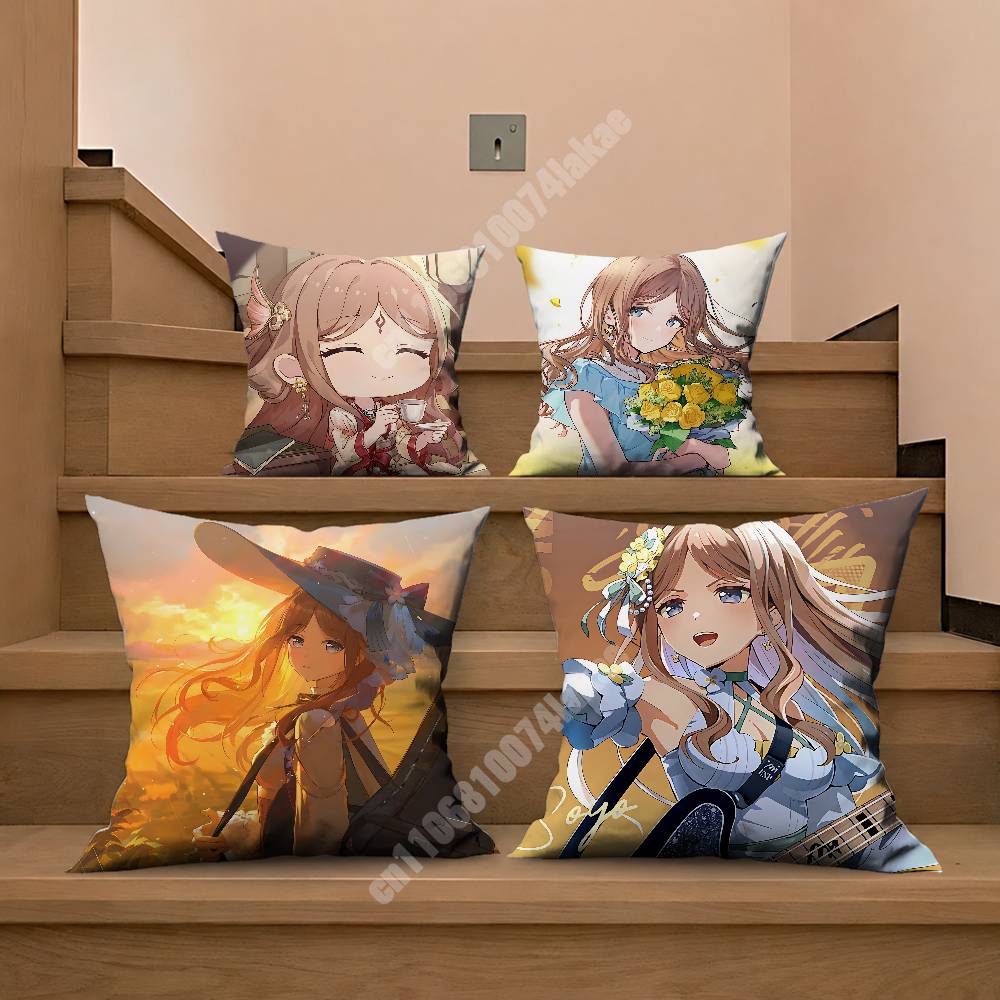 MyGO Soyo Nagasaki Bandori Pillow Cover Sofa Couch Cushion Case Home Living Room Decoration