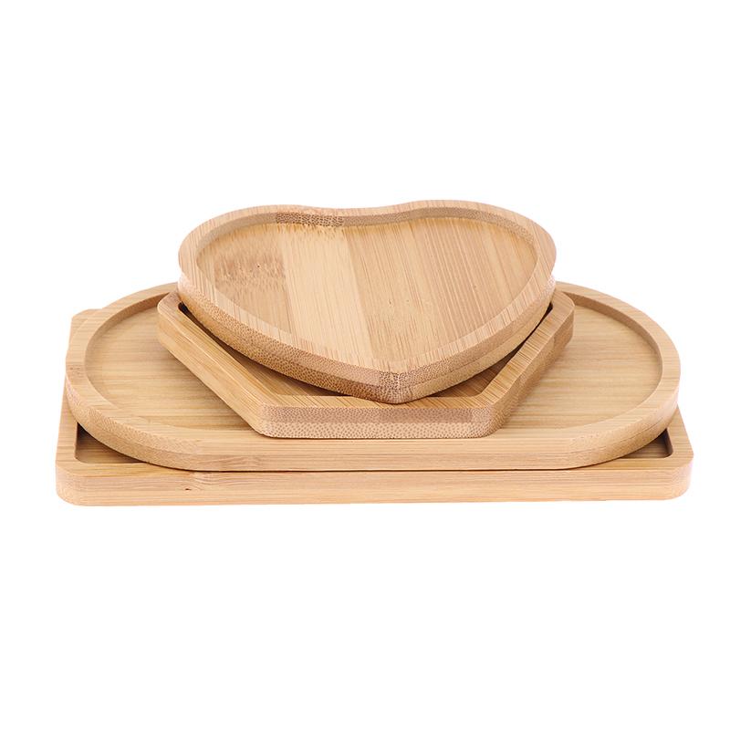 Wooden Soap Dispenser Tray Vanity Countertop Bottles Organizer Holder Diy Coasters Heart -Shaped Elliptical Hexagonal Rectangula