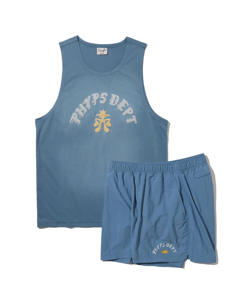 PHYSICAL DEPARTMENT [Set] Running Class Sleeveless + Mesh Shorts