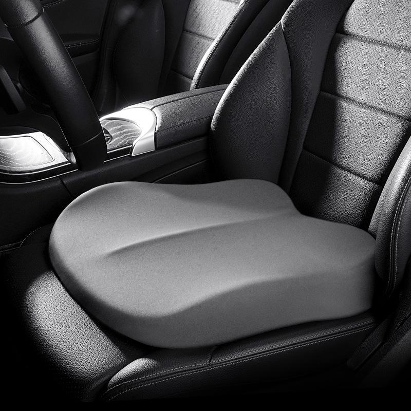 Ventilated Memory Foam Seat Cushion: Universal, Breathable, Height-Boosting Pad for Car or Office
