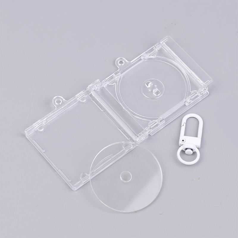 Mini Nfc Functional Cd Disc Case Key Chain Peripheral Commemorative Album Key Holder For Diy Backpack Pendant