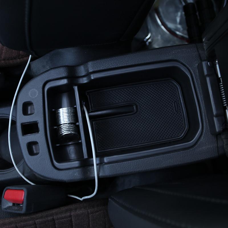 My good car for Jeep Compass 2017 2018 ABS Black Car Central storage armrest box storage box Accessories