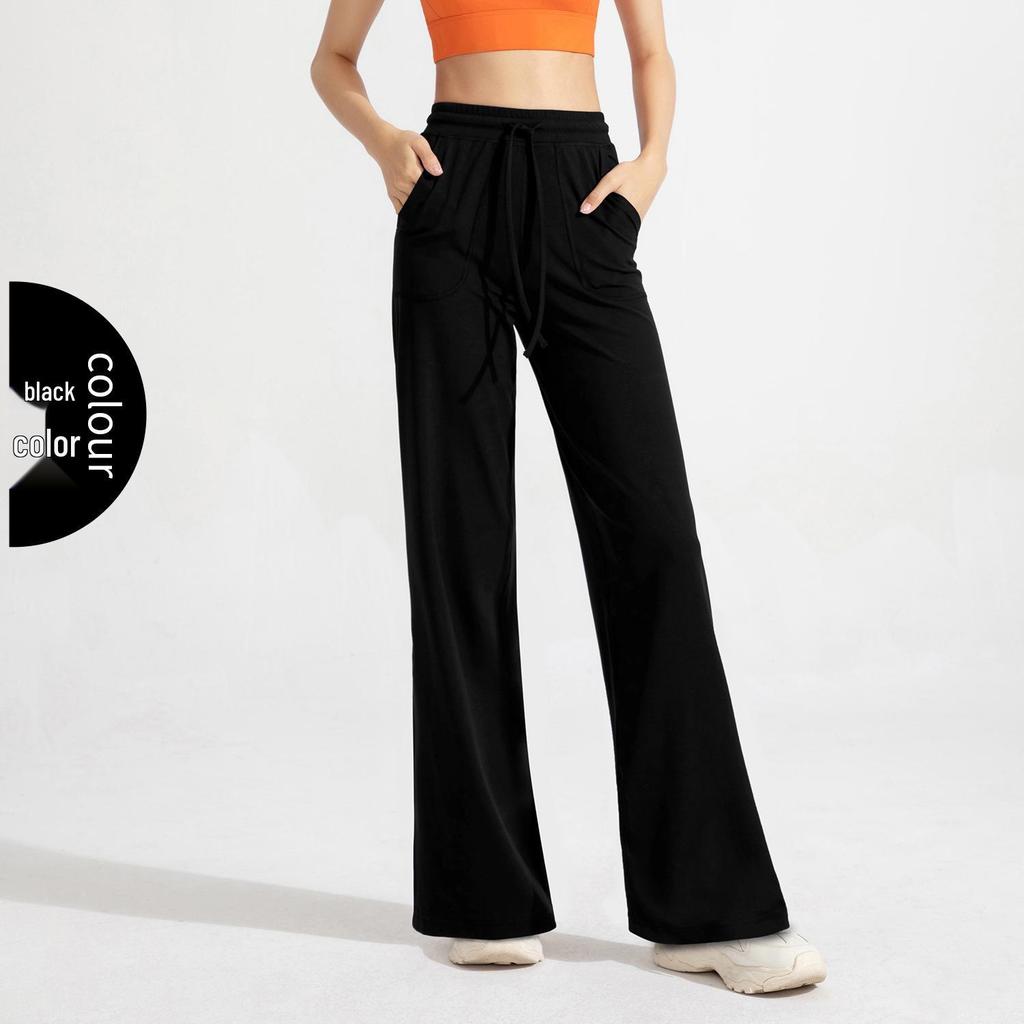 Athena Lulu Women's Antibacterial High-Waist Straight Leg Yoga Pants