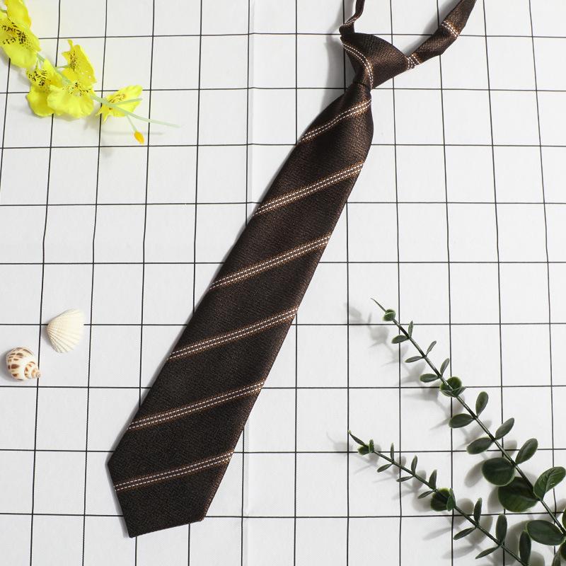 Jk Small Tie Female College Style Lazy Japanese Plaid Uniform Shirt Tie Student Ins Men'S And Women'S Short Styles Free Of Charge
