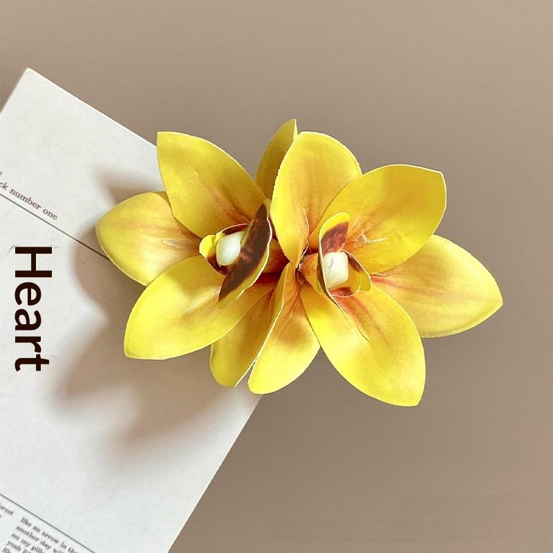 1/4 Stück Hawaii Brautblumen Haarnadeln Spangen Bohemia Canna Blumen Kleine Haarspangen für Hochzeits-Haarschmuck