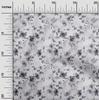 oneOone Cotton Flex Gray Fabric Abstract Watercolor Floral Fabric For Sewing Printed Craft Fabric By The Yard 40 Inch