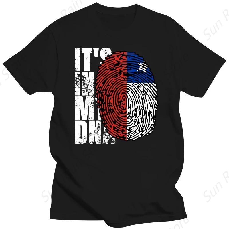 It s In My DNA Chilean Cool Chile Flag T Shirts Summer Graphic Streetwear Short Sleeve Birthday Gifts T-shirt Mens Clothing -... S разноцветный