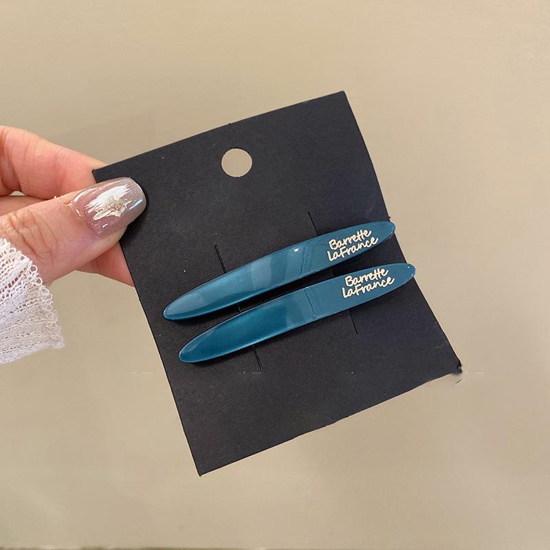 Acrylic Irregular Smudge Hairpin Spring and Summer Simple and Versatile One-word Clip Fashion Casual Hair Accessories Headgear