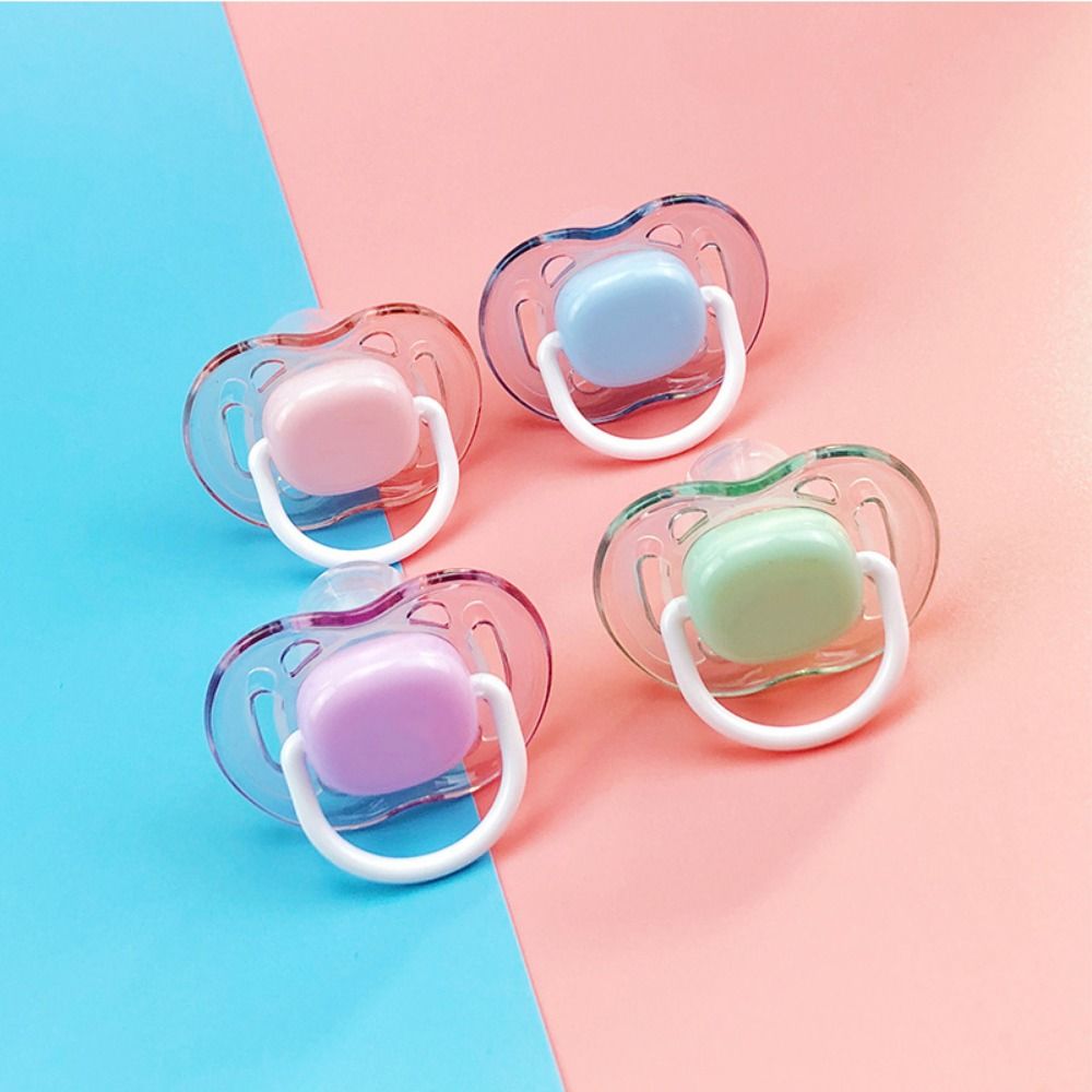 4pcs Bite Resistant Puppy Chewing Toy Silicone Dog Calming Pacifier Pet Pacifier  For Clean Teeth