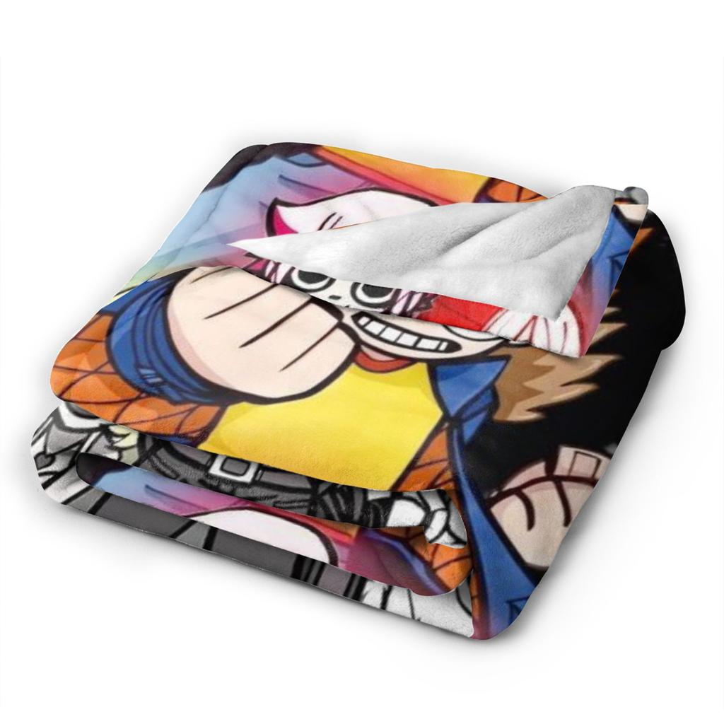 Indie Film Character Scott Pilgrim Blankets Soft Plush Throw Blanket For Home Decor Airplane Travel Flannel Bedspread Bed Cover