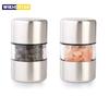 Moedor manual de sal e pimenta em aço inoxidável, mini moinho portátil para ervas, pimenta, especiarias, sal de rosas, utensílios de cozinha