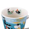 Moomin Four Seasons Series Mug (Summer), 9.5cm Diameter, 8.5cm Height, 340ml, Perfect Gift, Made in Japan, Yamaka Shoten, MM9602-11