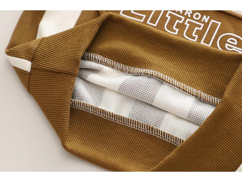 Boys' Trendy Two-Piece Sweatshirt Suit for Spring & Autumn 2023 - Stylish Sportswear for Kids