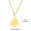 Elegant Lebanese Emblem Pendant Necklace Stylish Lebanese Emblem Necklace Accessory Adds A Touch Of Elegances To Outfits