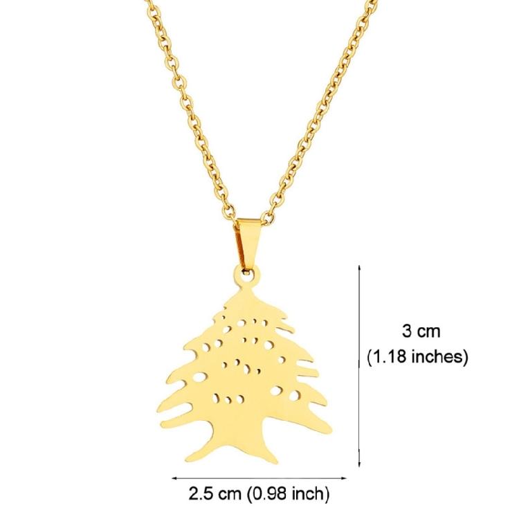 Elegant Lebanese Emblem Pendant Necklace Stylish Lebanese Emblem Necklace Accessory Adds A Touch Of Elegances To Outfits