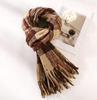 Retro plaid Japanese and Korean atmosphere plaid scarf women's plaid series contrasting color warm shawl student scarf