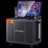 Portable KTV Karaoke Speaker System with 21-inch Display CN Plug (adapter Included)