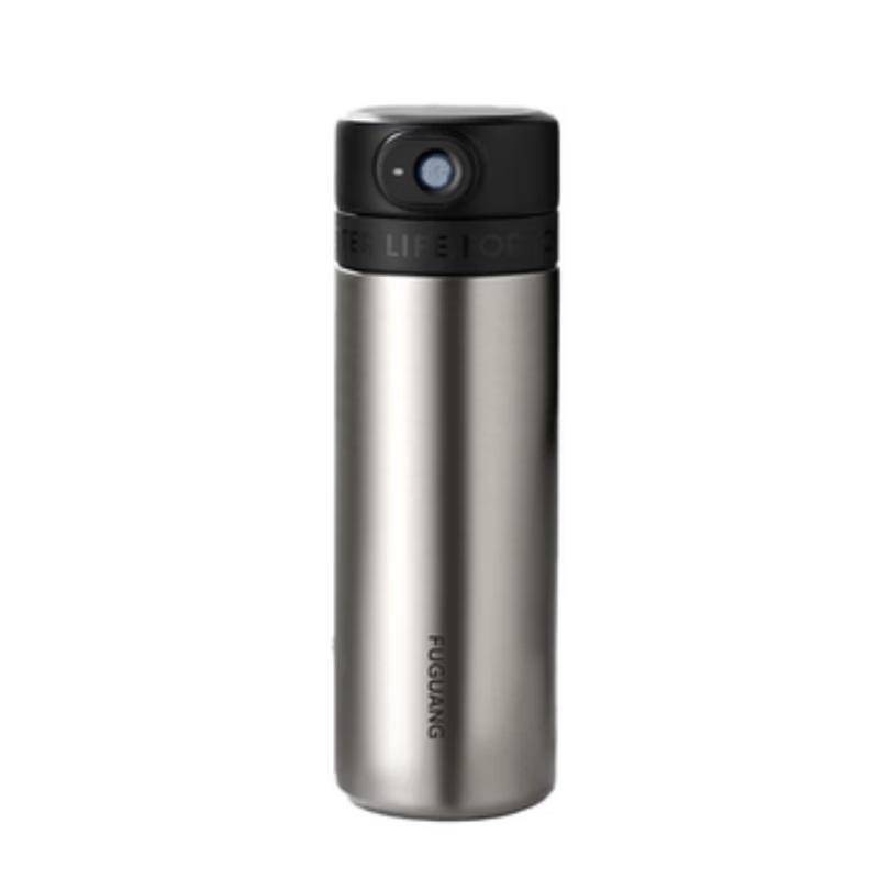Fuguang Smart Fingerprint Insulated Straw Bottle
