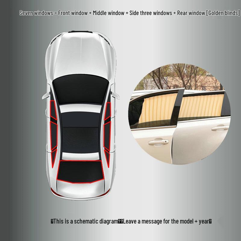 Volkswagen Tiguan L Interior Sunshade Curtain for Heat Insulation and Privacy