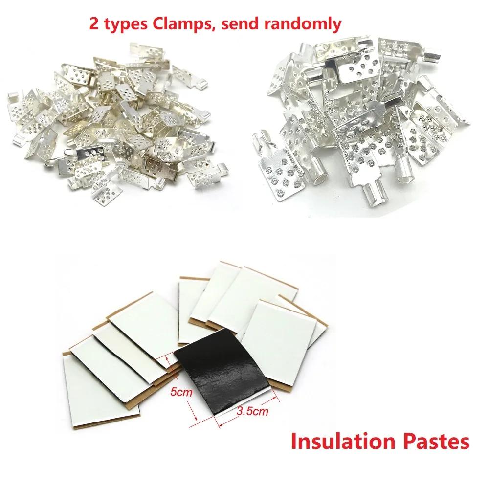 Underfloor Heating Film Accessories Clamps Special Connectors with Insulation Pastes and Clips