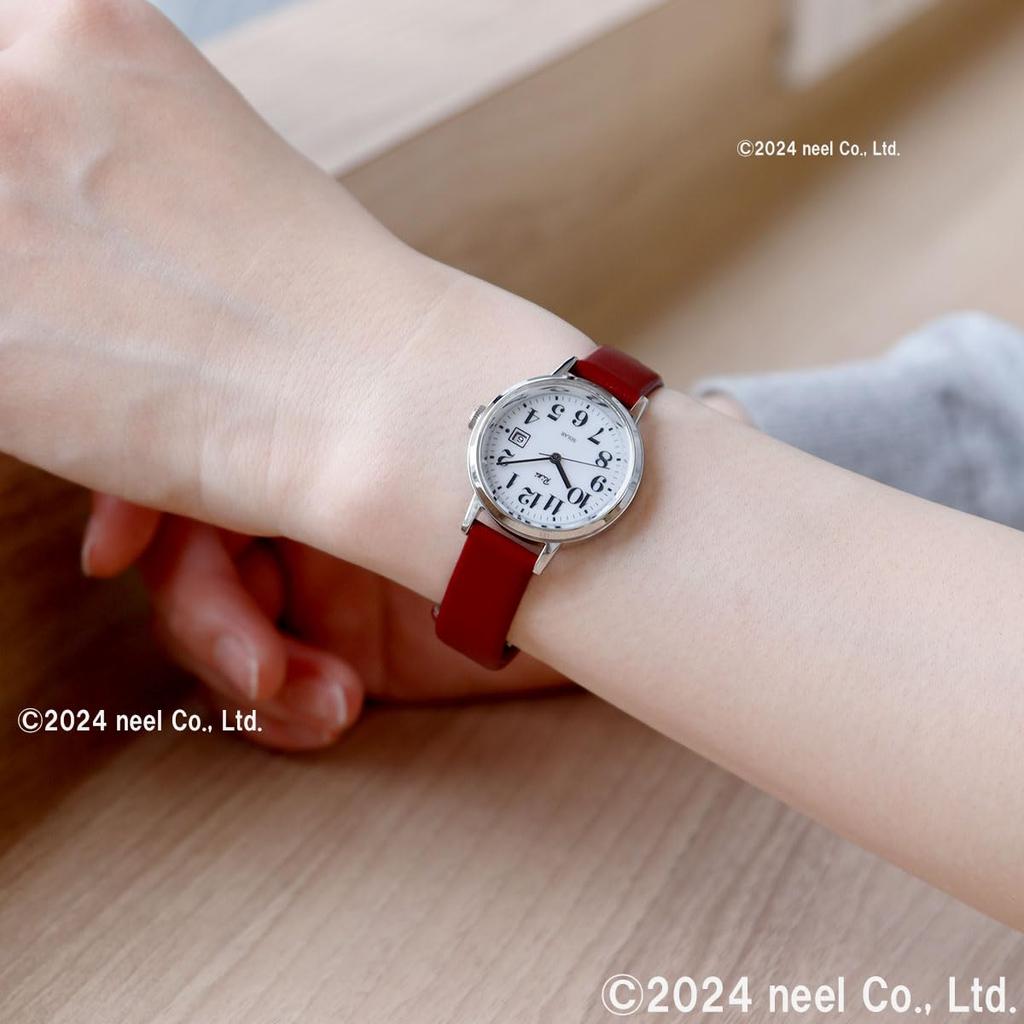 Riki Standard Da Donna Solare AKQD401 Da Donna Argento x Oro Rosa [Orologio Seiko]