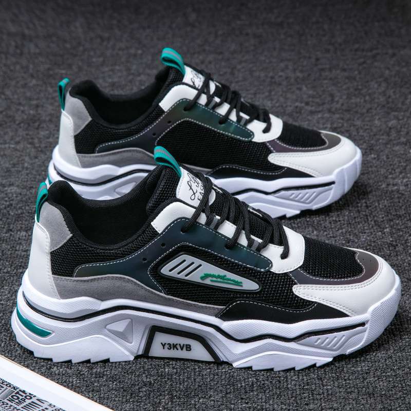Summer Men's Shoes 2025 New Versatile Breathable Sports Shoes Men's Trend Casual Youth Running Shoes Men's