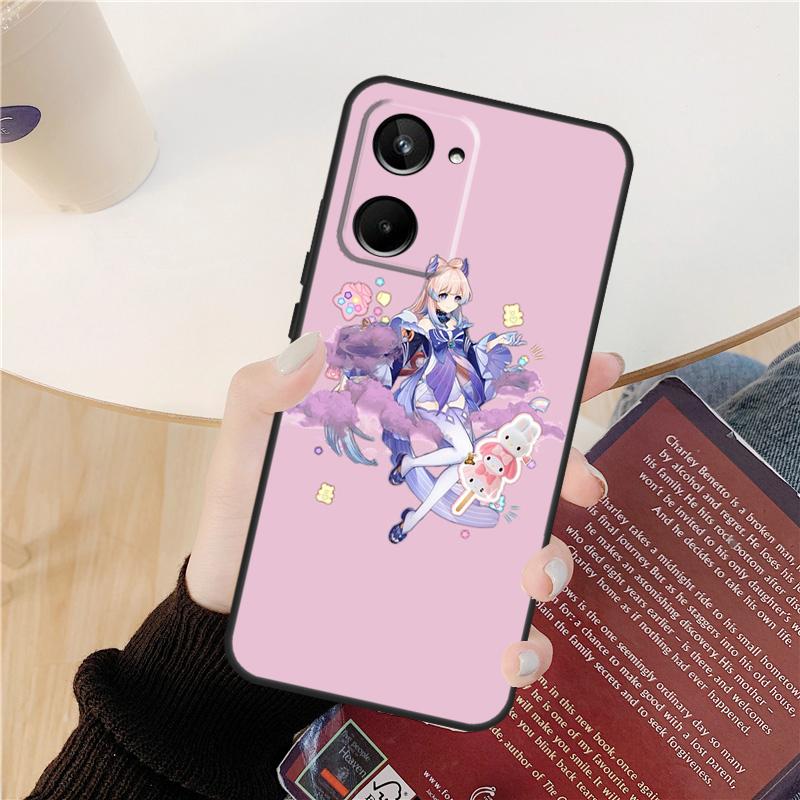 Sangonomiya Kokomi Genshin Impact Case For Realme GT 7 Pro GT 6T 6 5 C55 C53 C51 C21Y C25S C61 C67 C75 10 11 12 13 14 Pro Plus