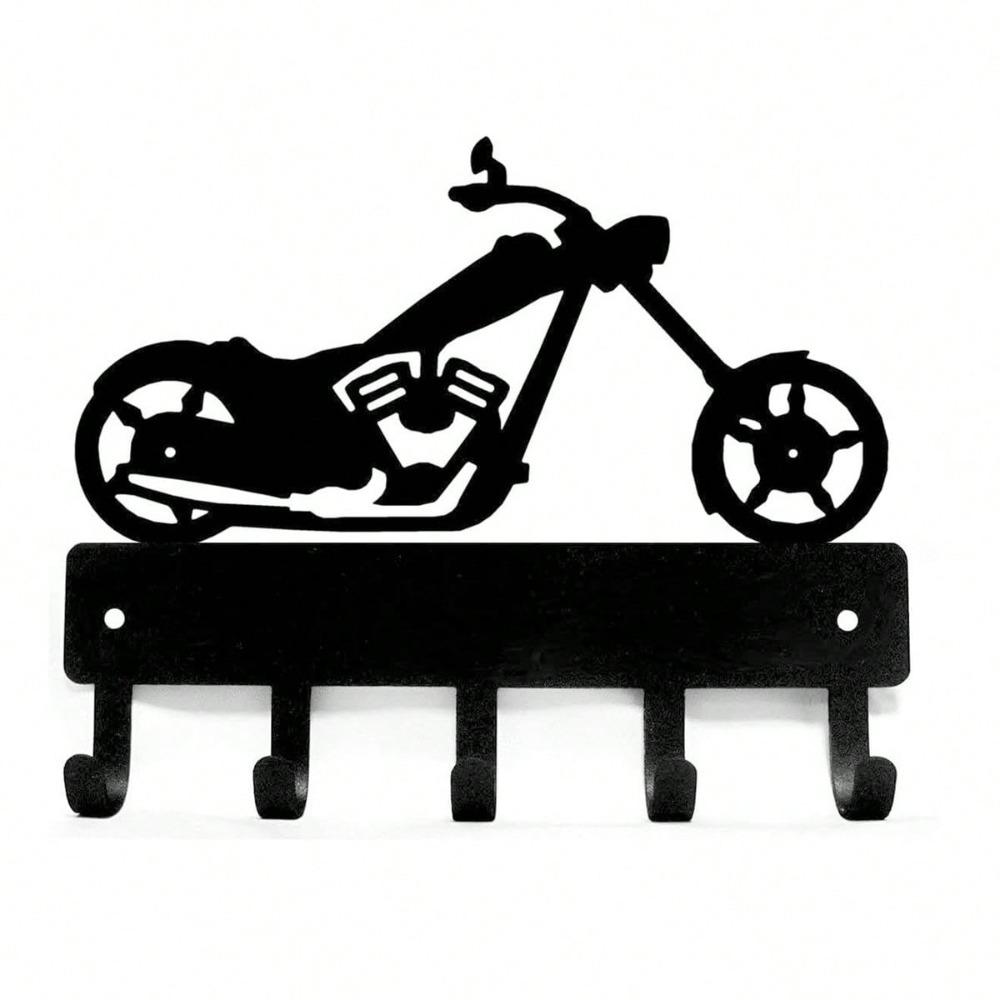 Metal Motorcycle Key Holder Wall Mounted Rack Home Entryway Organizer 1 Piece