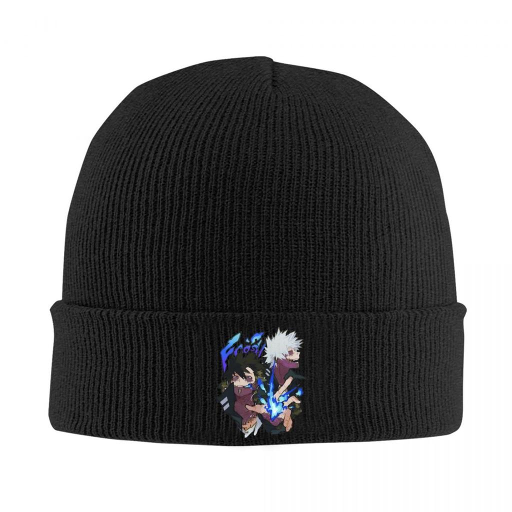 My Hero Academia Dabi Anime Manga MHA Blueflame Knitted Cap Bonnet Hat Autumn Winter Outdoor Beanies Hats for Men Women Adult
