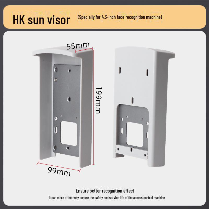 Waterproof Outdoor Face Recognition Access Control Cover and Doorbell Protector