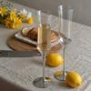 Waist Up High Footed Glass Champagne Glass with High Aesthetic Value Electroplated Sparkling Glass Cocktail Glass Red Wine Glass
