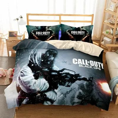 Neues 3D-Druck Call-Of-Duty Bettwäsche-Set Bedrucktes Bettwäsche-Set Mit Kissenbezug Bettdecke Weich Queen King Size Bettwäsche Zuhause