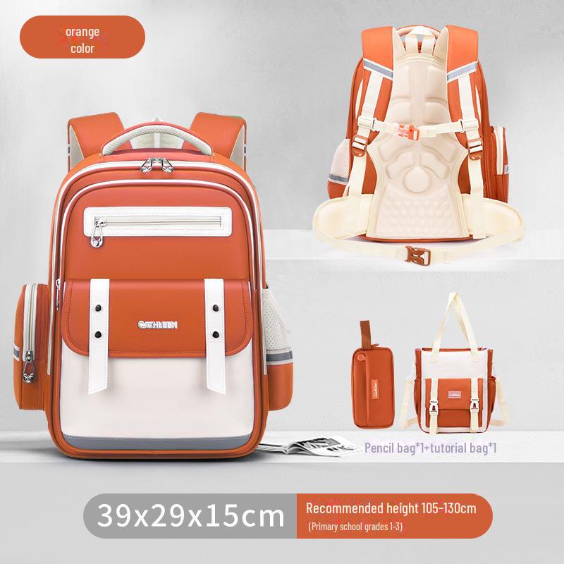 Cloud Schoolbag: Large Capacity, Lightweight Backpack for Grade 1-6 Boys & Girls
