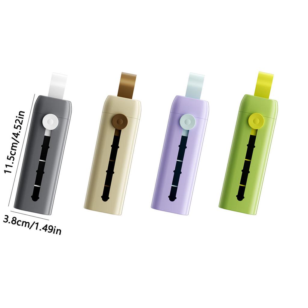 Caixa de Pílulas Moderna Minimalista com 3 Compartimentos ABS+PC Silicone à Prova de Poeira Portátil Organizador de Medicamentos de Viagem para Armazenamento Diário de Medicamentos