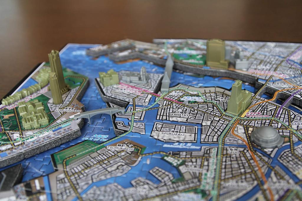 4D Time Puzzle Osaka Japanese Package Authentic