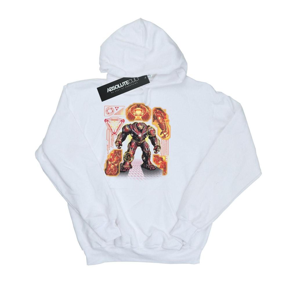 Marvel Womens/Ladies Avengers Infinity War Hulkbuster Blueprint Hoodie